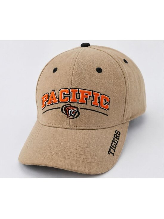 ML Caps Other - Pacific Tigers ML Caps TekFlex Flex Fit Hat Beige NCAA University Of Pacific Cap